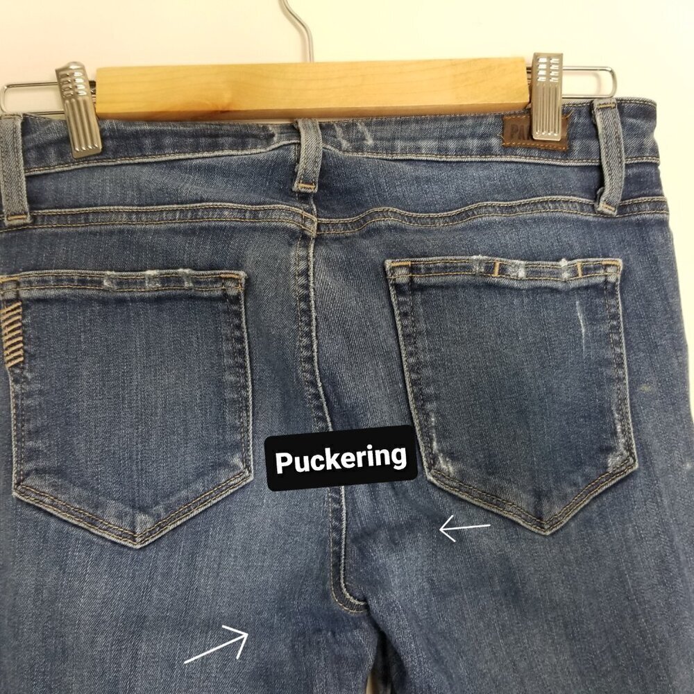 Paige Jeans Womens Size 27 Verdugo Ankle Cropped Distressed Raw Hem Skinny - Picture 16 of 16